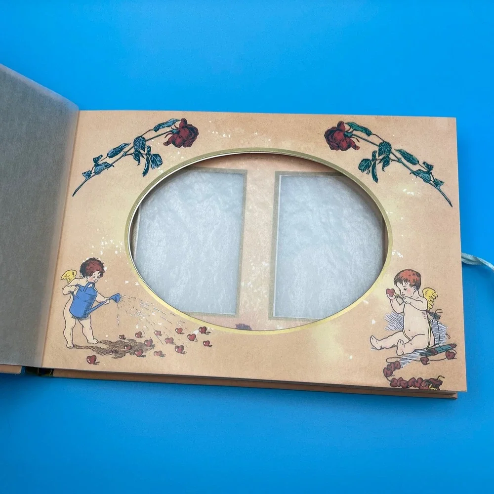 Parragon Cherished Moments Photo Album Cherub Angel Ribbon‎ Tie Victorian